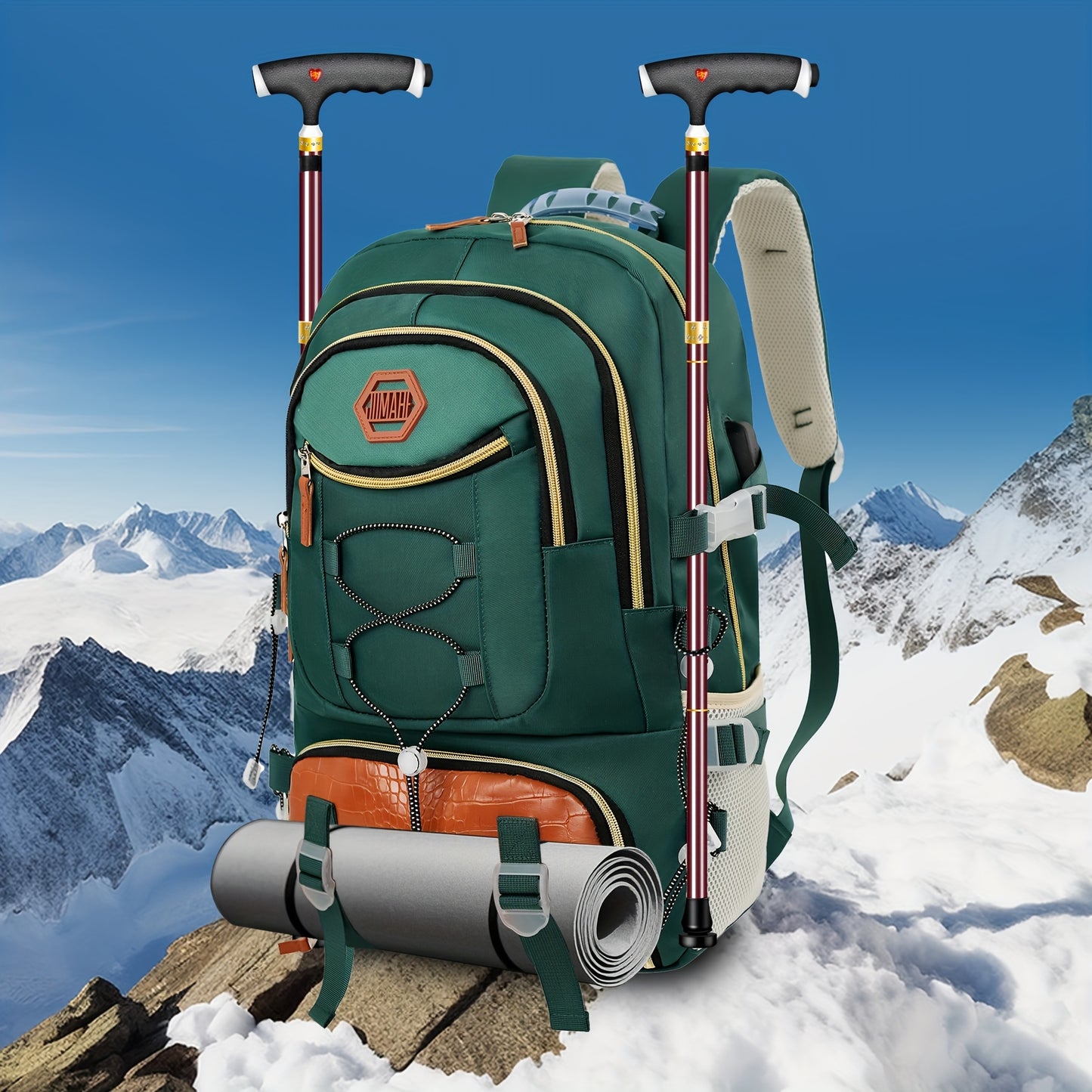 JUMAHE Travel Backpack USB Charging Port For Men Women Commuter