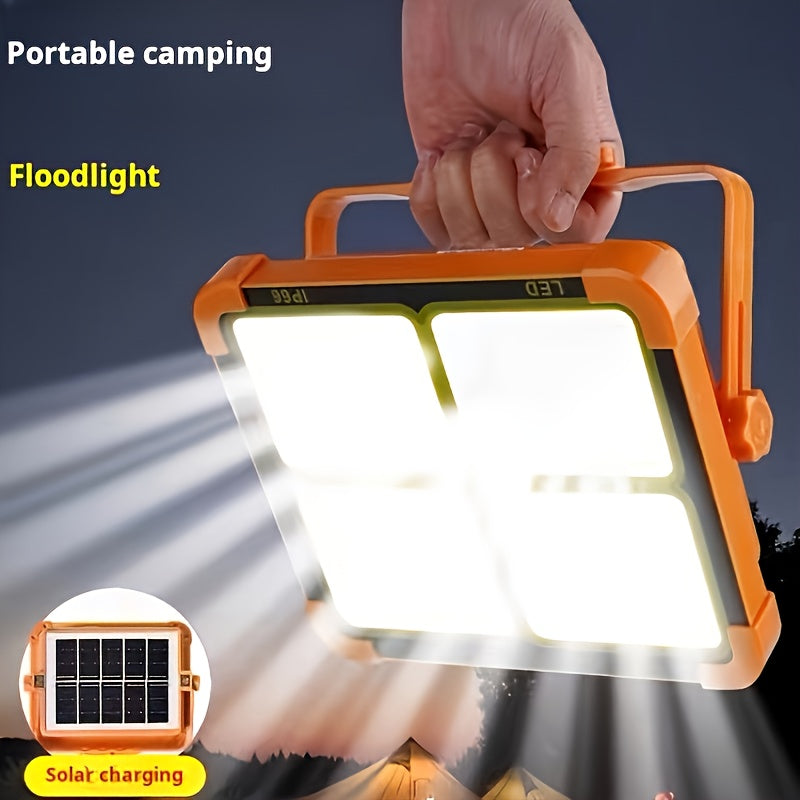 High Power Waterproof Handheld Camping Light USB Rechargeable 180 Rotatable