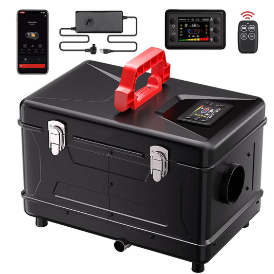 5-8kW Portable Diesel Air Heater With App Control For Campers RVs Boats