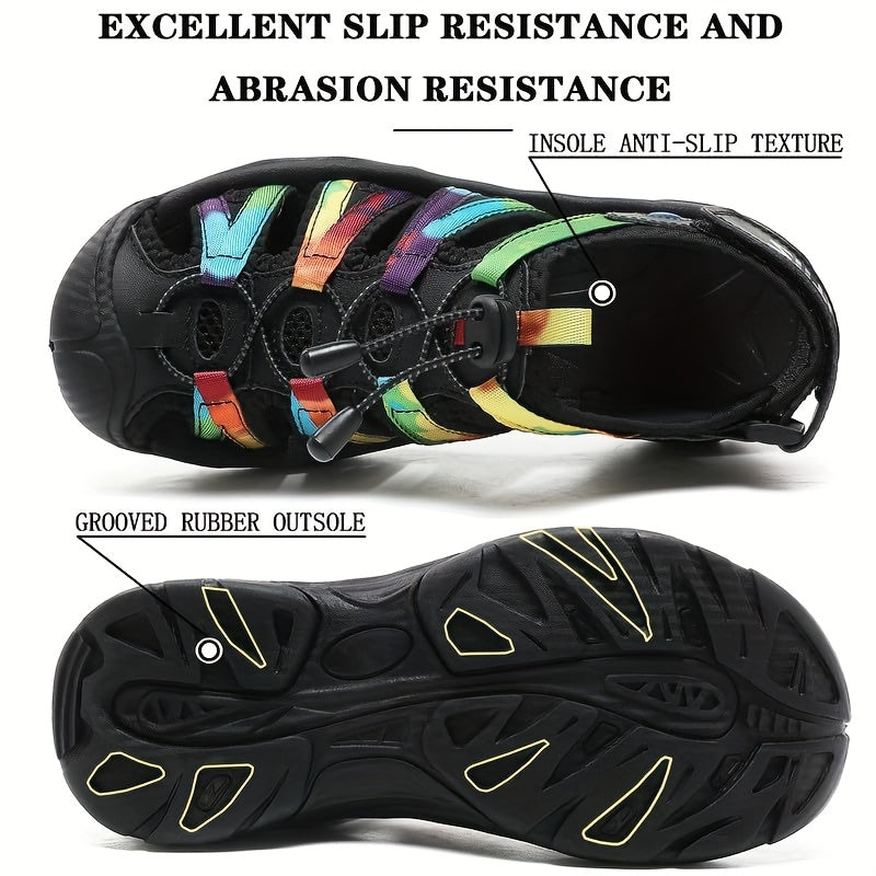 Womens Hiking Sandals Closed Toe Outdoor Walking Sandals Lightweight EVA