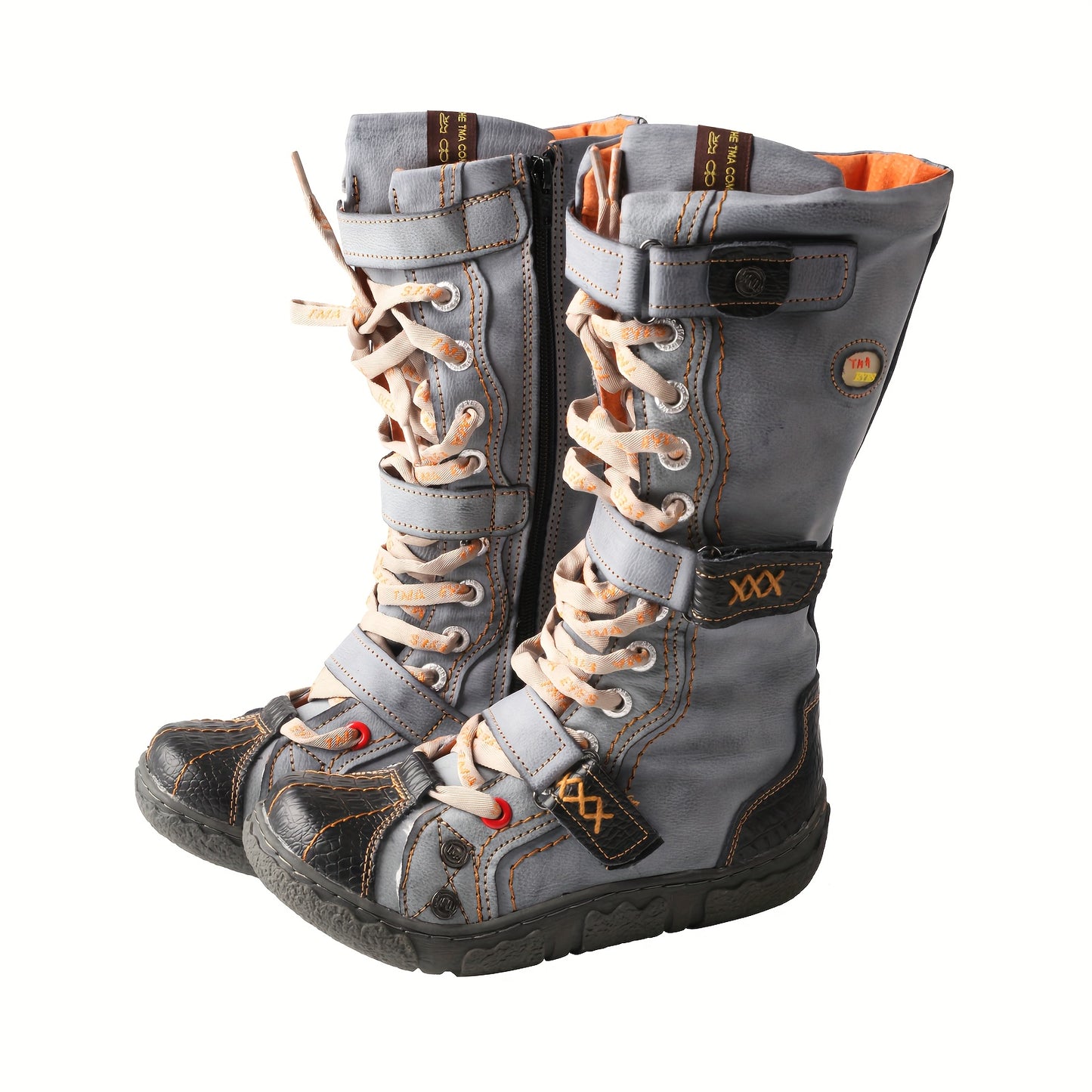 TMA EYES Women Winter Snow Boots Insulated Anti Slip Zipper