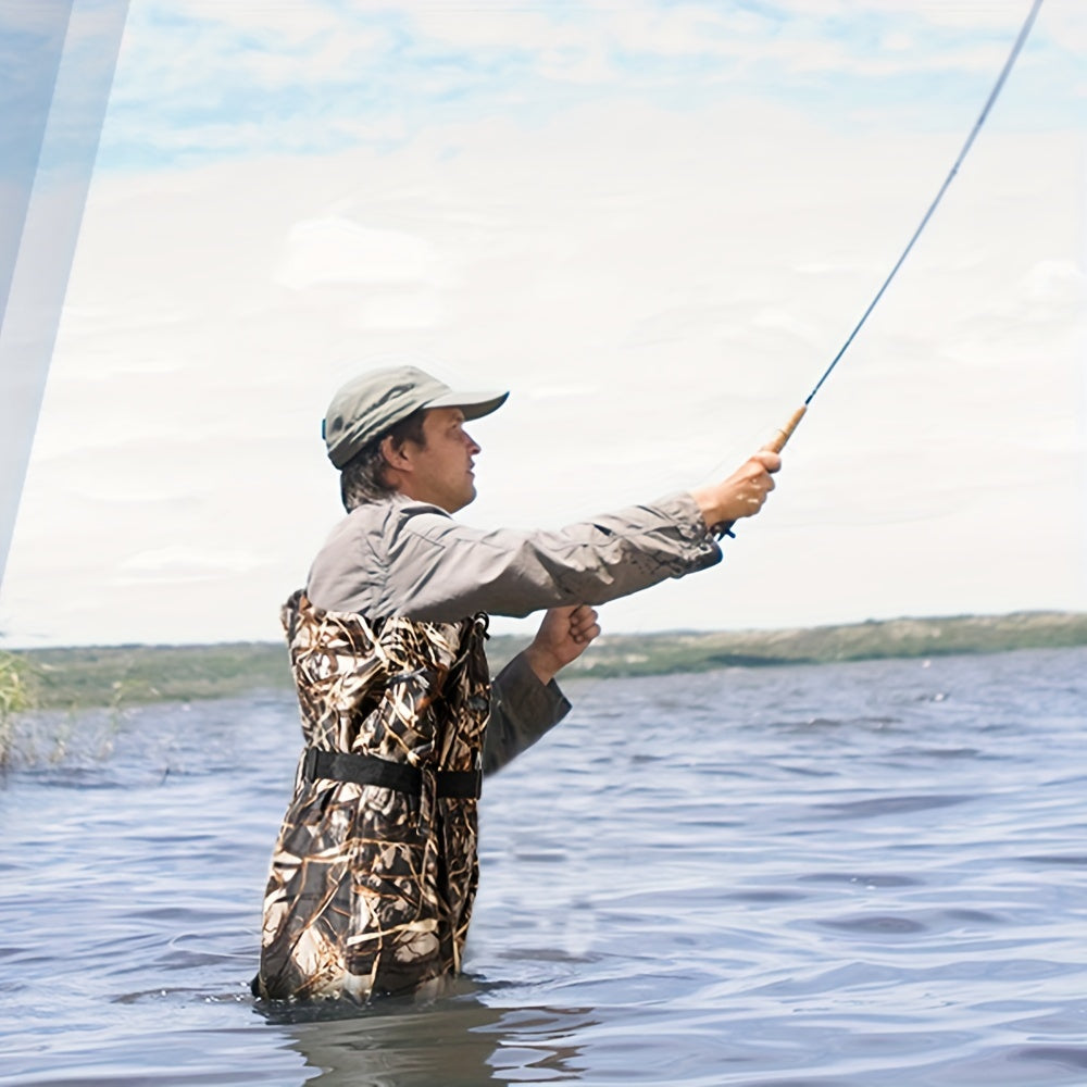 Night Cat Unisex Fishing Hunting Chest Waders With Boot Footstraps Breathable & Lightweight Size 6.5 To 13