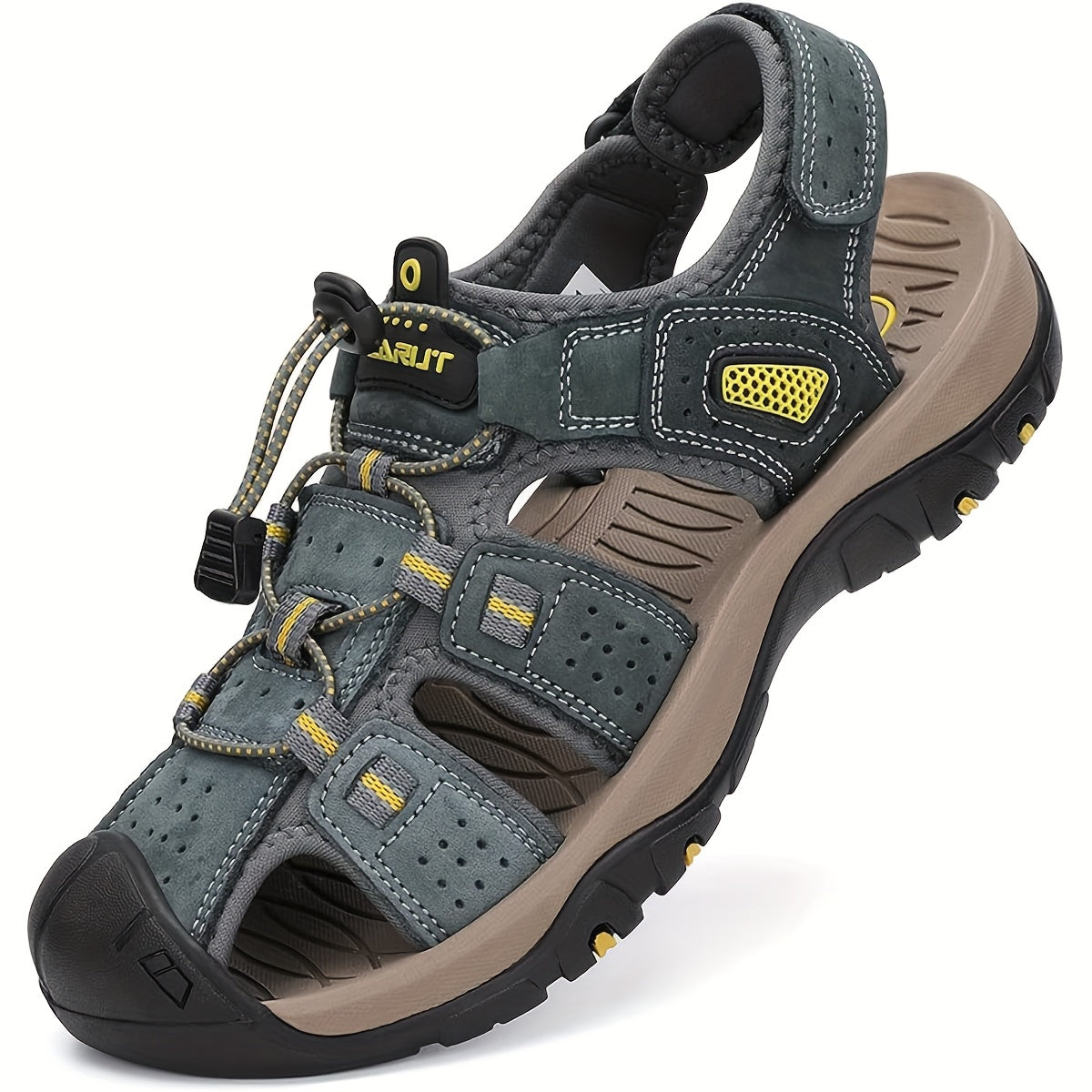 Mens Sport Hiking Sandals Closed Toe Water Shoes Outdoor