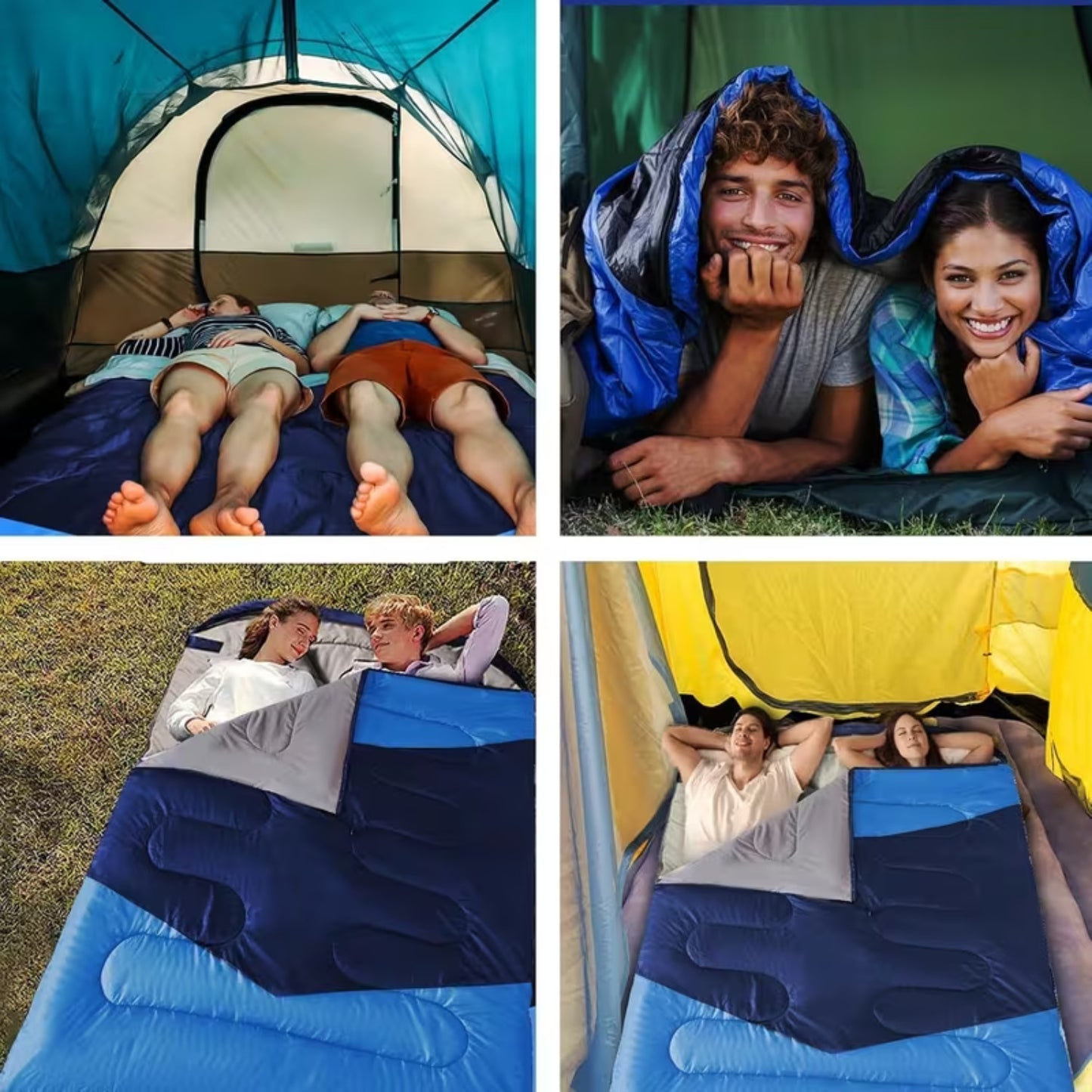 SWTMERRY Two Person Sleeping Bag With Pillow For All Season