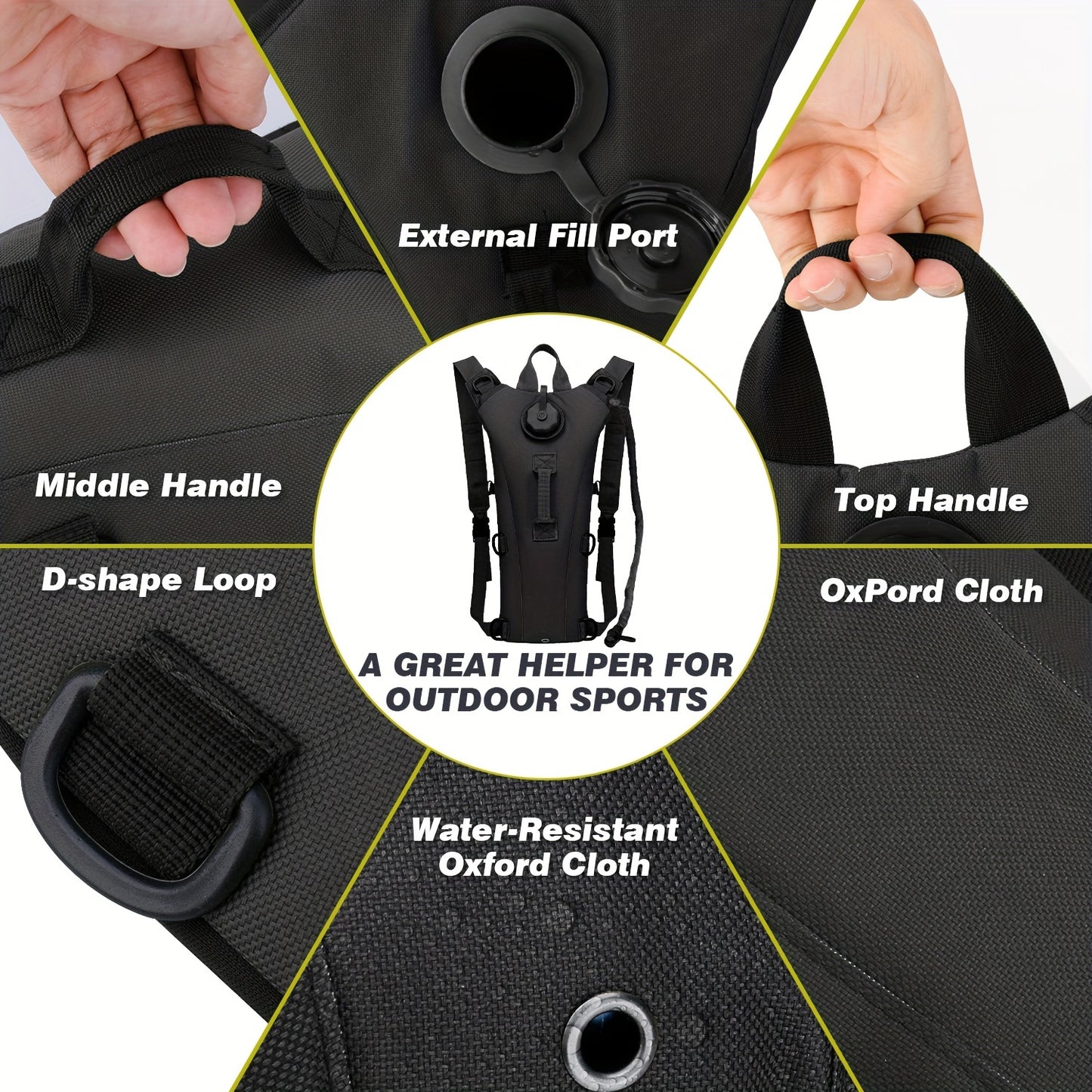 INNENS Hydration Backpack Water Bladder Bag For Hiking