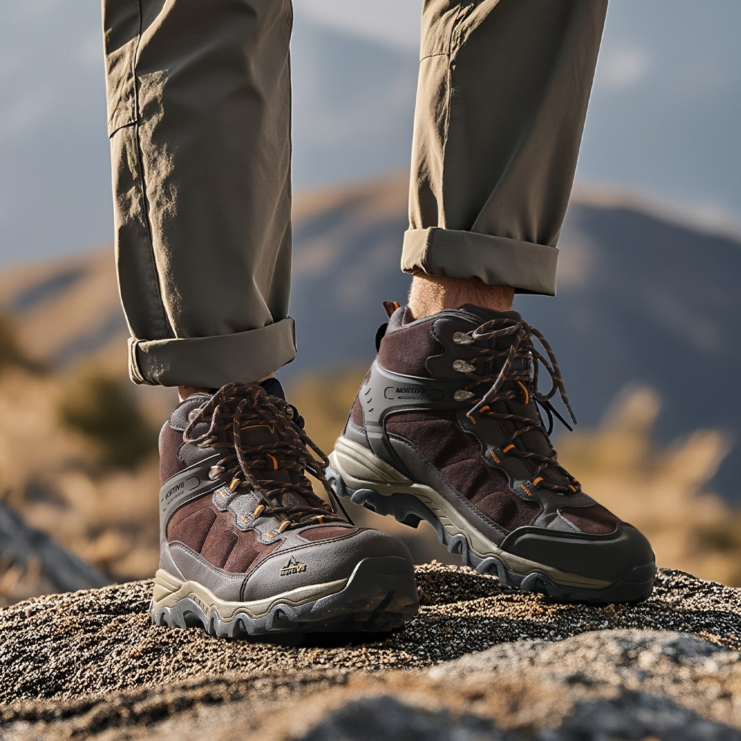 Men'S Hiking Boots Outdoor Mid Trekking Backpacking Mountaineering Shoes