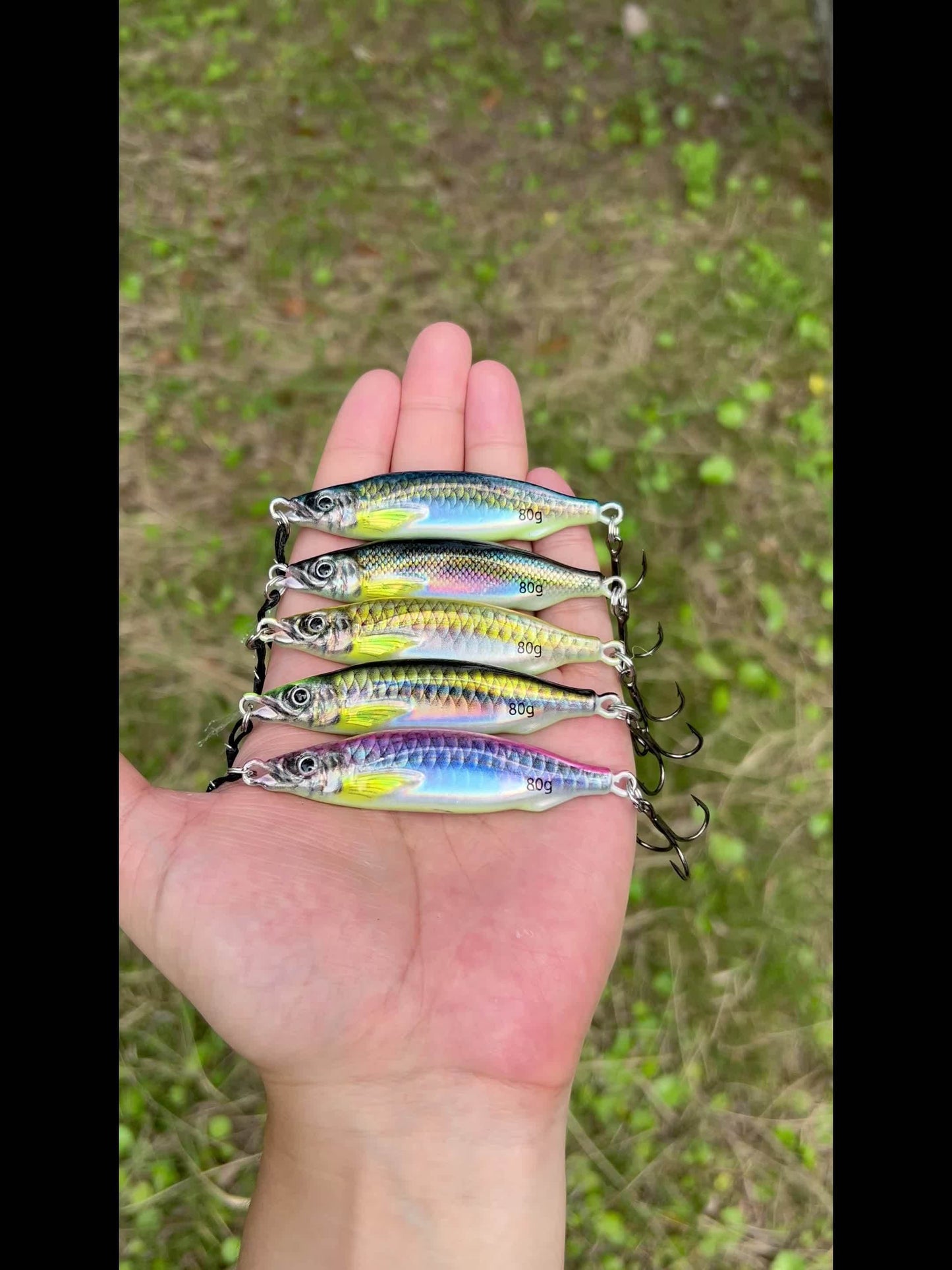 Amacure Fisch Sinking Lure Baits Set for Freshwater and Saltwater