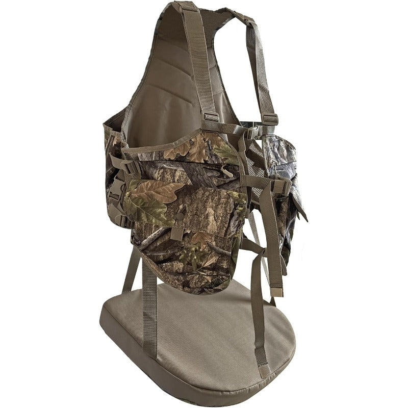 AUSCAMOTEK Camouflage Hunting Vest With Removable Seat Cushion