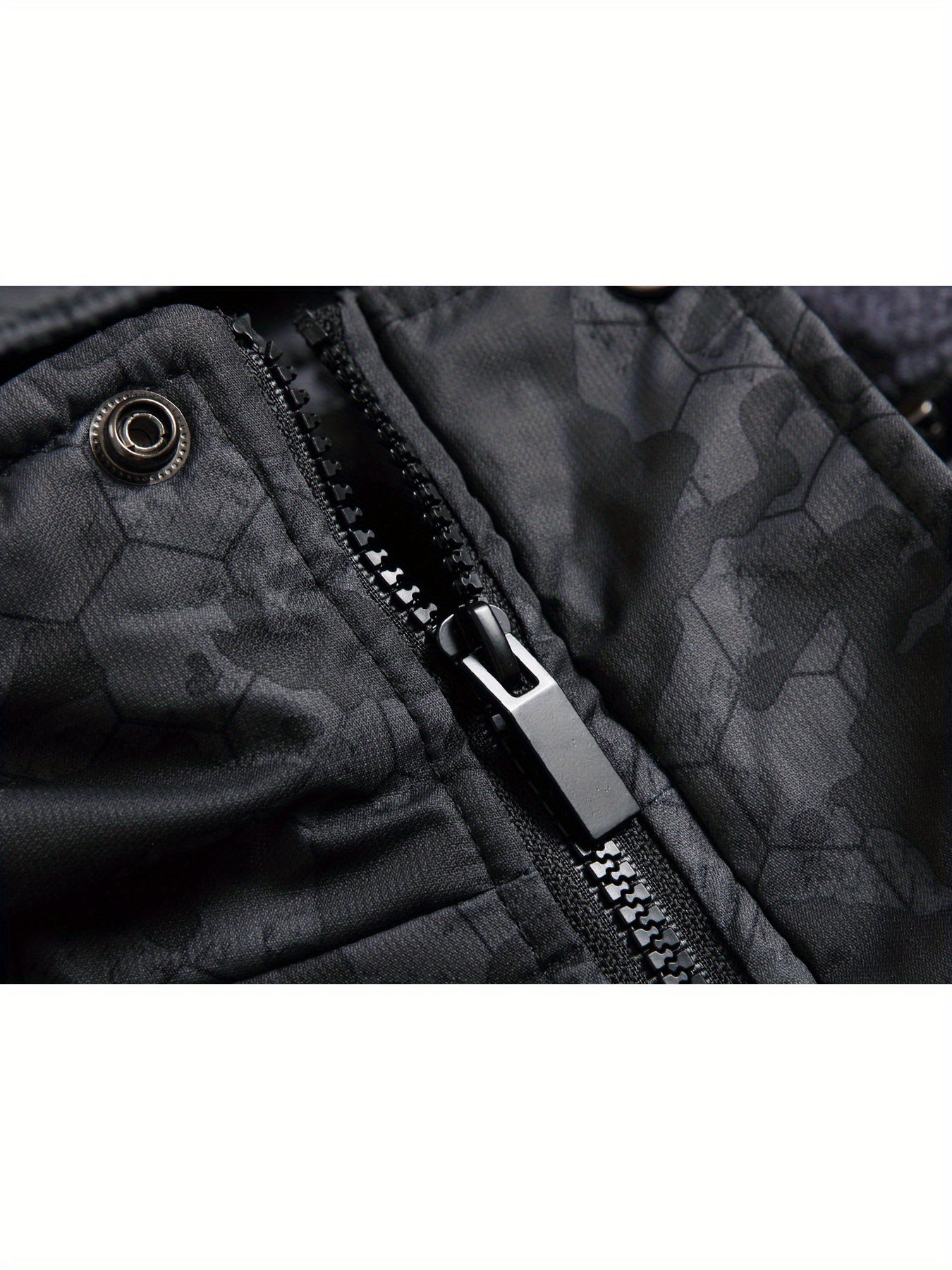 Keevoom Men's Ski Jacket Hooded Fleece-Lined Outdoor Windbreaker