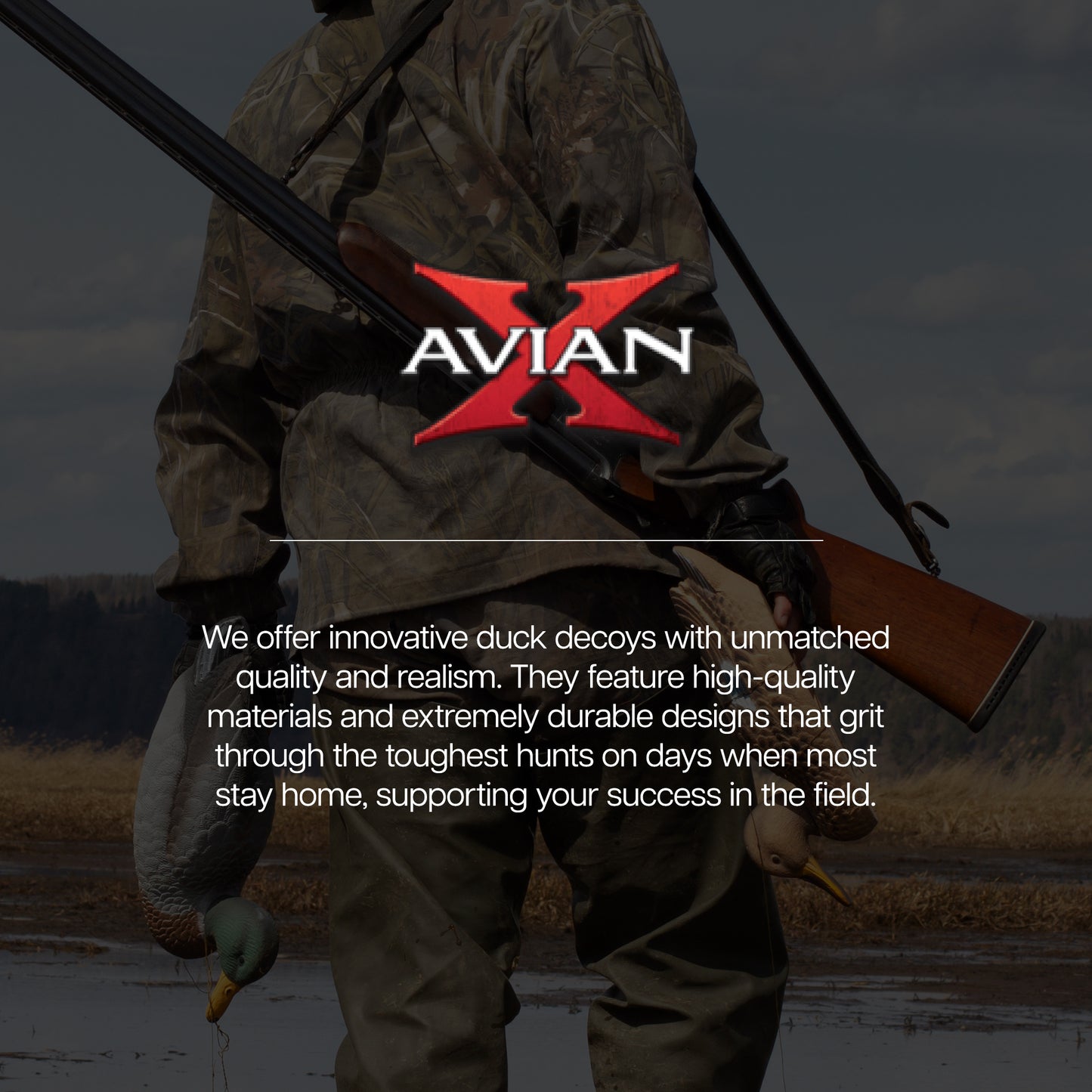 AVIAN-X Top Flight Open Water Mallard Duck Decoys 6 Pack
