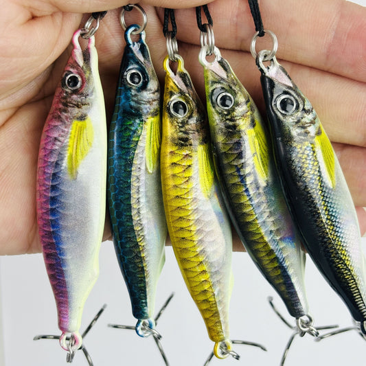 Amacure Fisch Sinking Lure Baits Set for Freshwater and Saltwater
