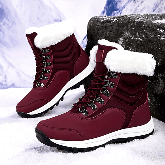 Cozy Warm Snow Boots Women High Top Outdoor Winter Footwear