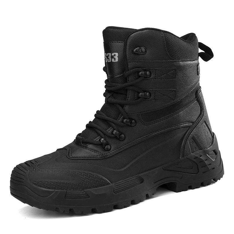 Military Style Tactical Boots For Men Outdoor Hiking Desert Climbing