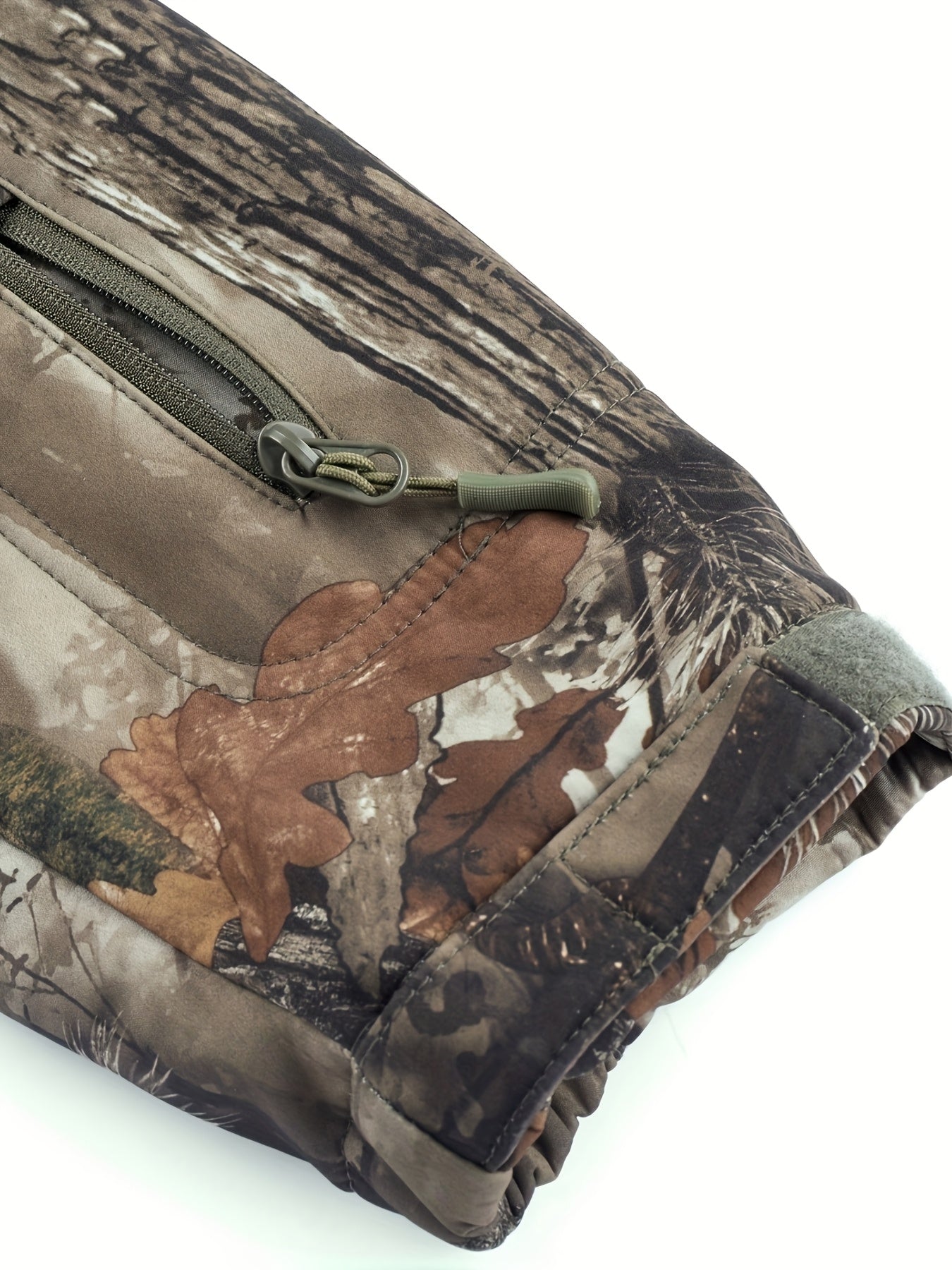 VIEW Silent Camouflage Hunting Outfit for Men, Fleece-Lined Hunting Jacket and Pants, Cold Weather, Ideal Gift for Husbands Sons Fathers