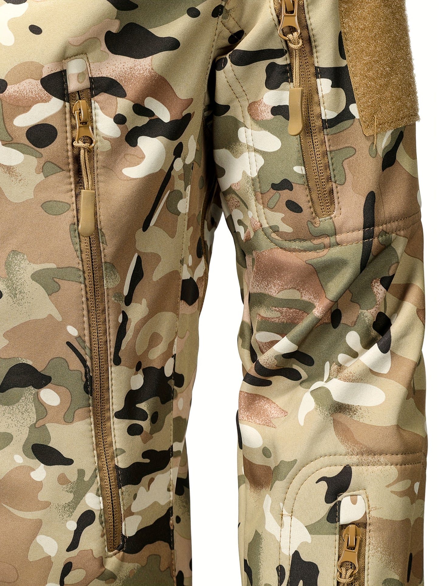 AKARNY Men's camo Jackets Hunting Winter Windproof Warm Hoodie Coat Jacket Soft shell jacket, Hunting Outerwear, Hunting Jacket, Warm Fleece Jacket, Camouflage Pattern, Casual Streetwear, Machine Washable Jacket