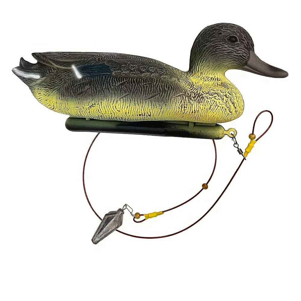 Duck Decoy No Weights, Pre-Rigged Hunting Anchors, Stainless Steel Wirerope and Coated, Stainless Swivel and Carabiners, Geese and Duck Hunting, Waterfowl Hunting.