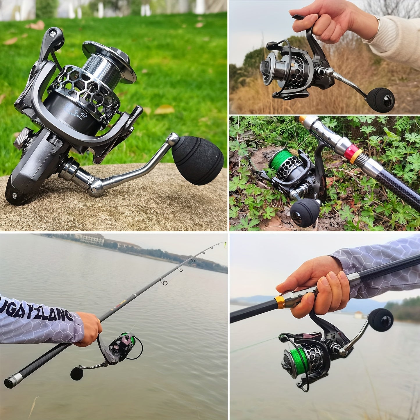 Sougayilang Spinning Reel 13 Bearings High Gear Aluminum Spool