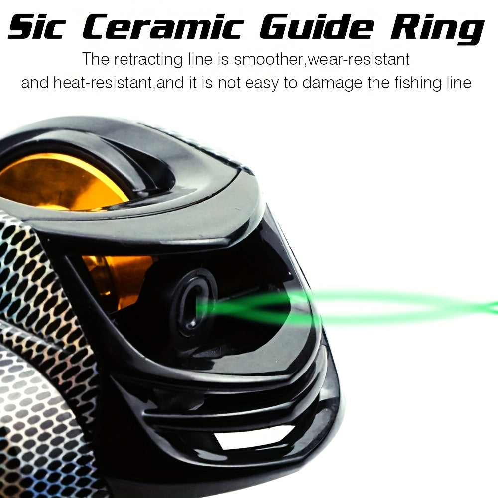 Lingkun Ultra Lightweight Baitcasting Reel With Smooth Drag System