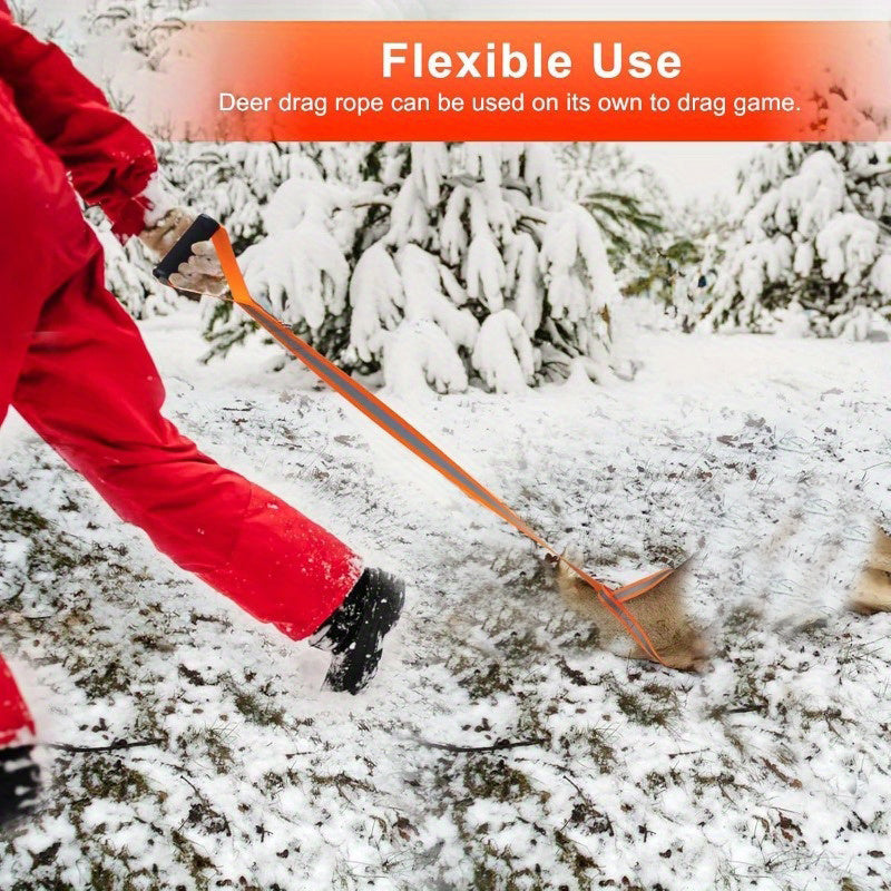 Deer Drag Harness 1Set Heavy Duty With Reflective Strip