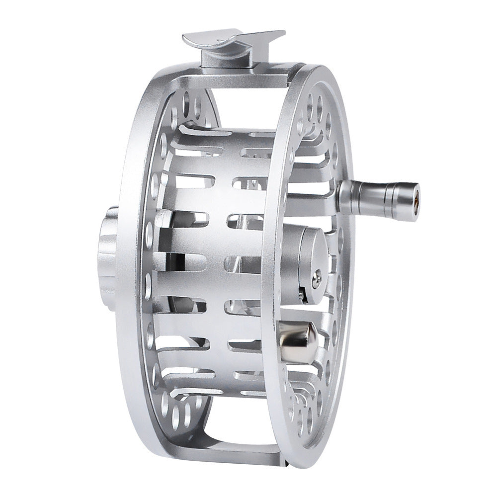 PROBEROS all-metal fly fishing reel with aluminum alloy construction for freshwater and saltwater.