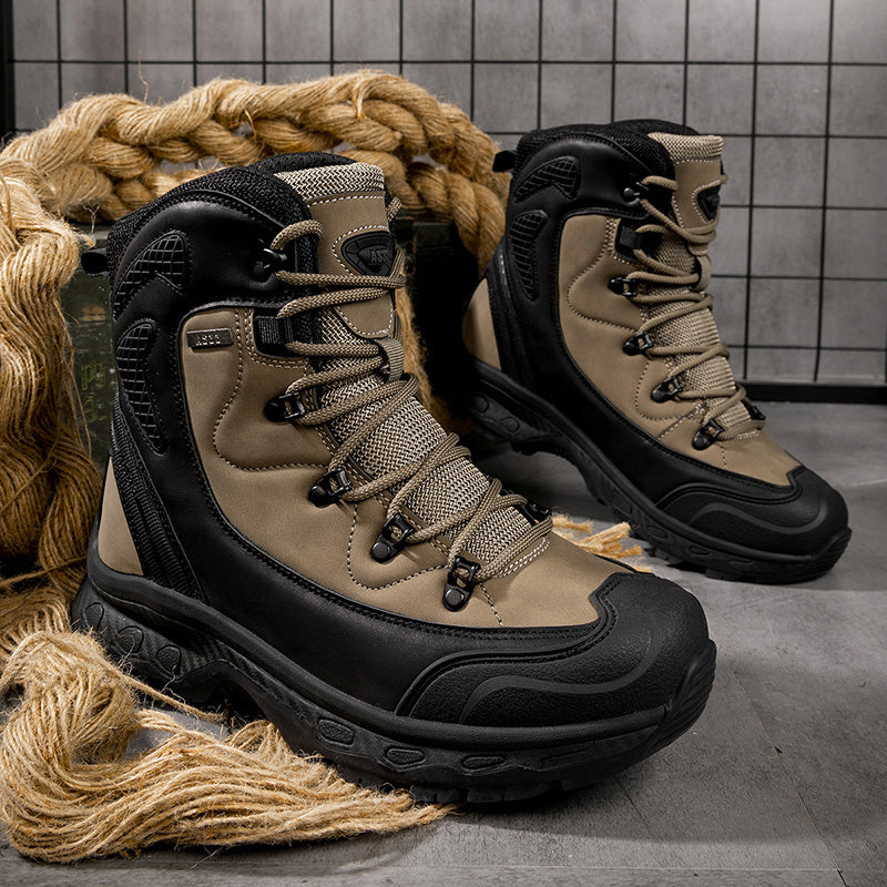 UBETIF Mens Tactical Boots for Training Hiking Outdoor