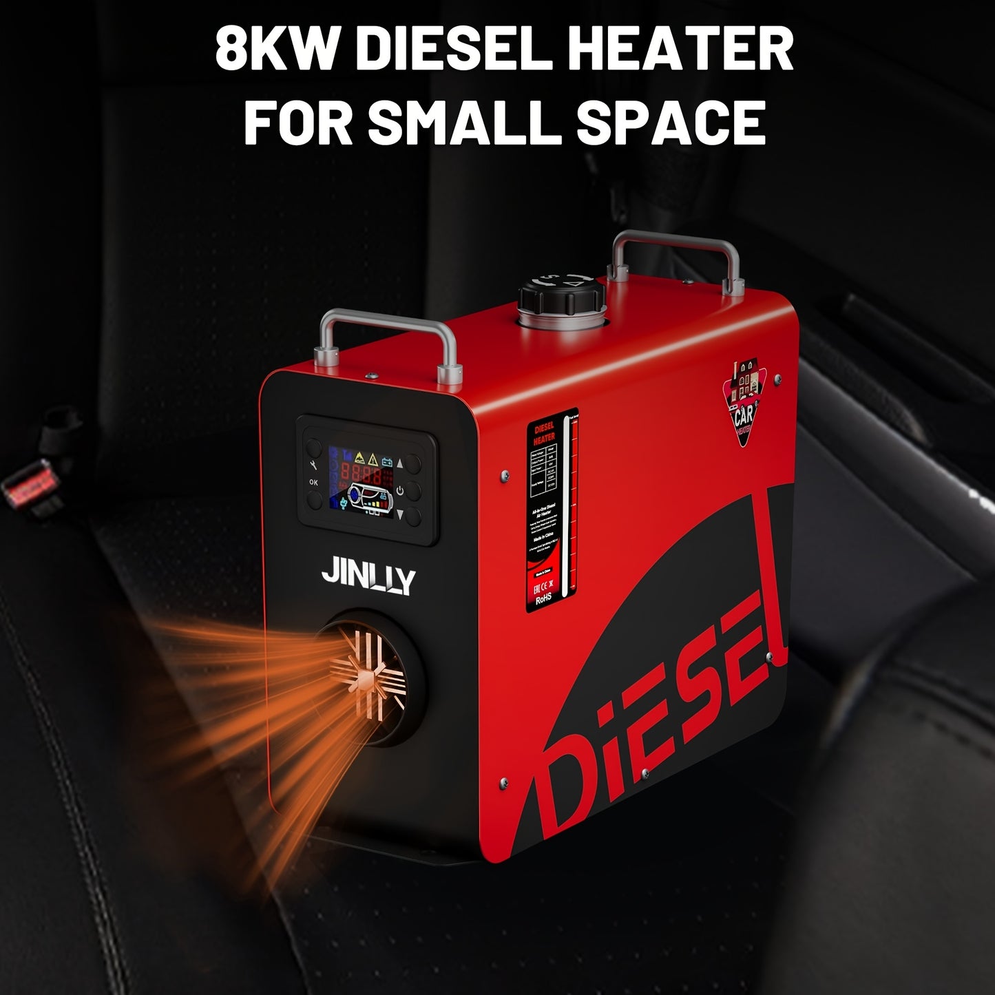 Diesel Air Heater 8KW 12V 24V Portable Parking Heater