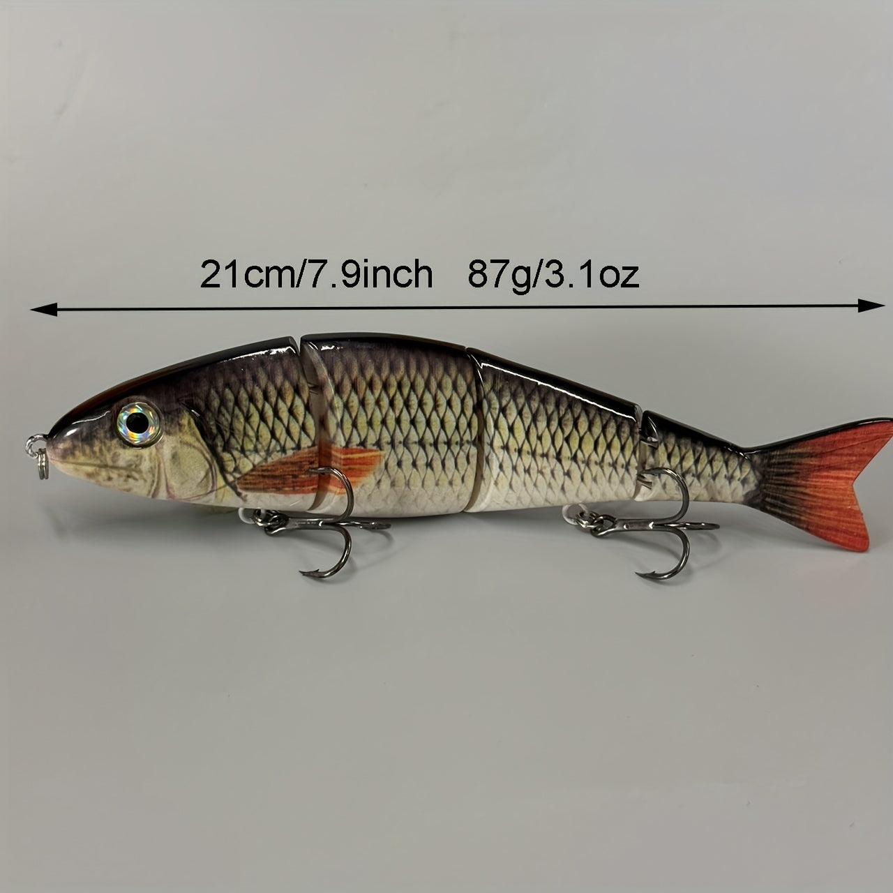 Lifelike Minnow Swimming Lure ABS Material for Freshwater and Saltwater