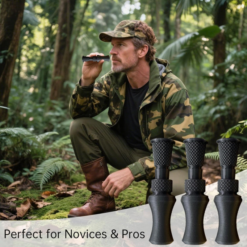 Professional Duck Call Kit With 5 Reeds For Multi-Voice Species