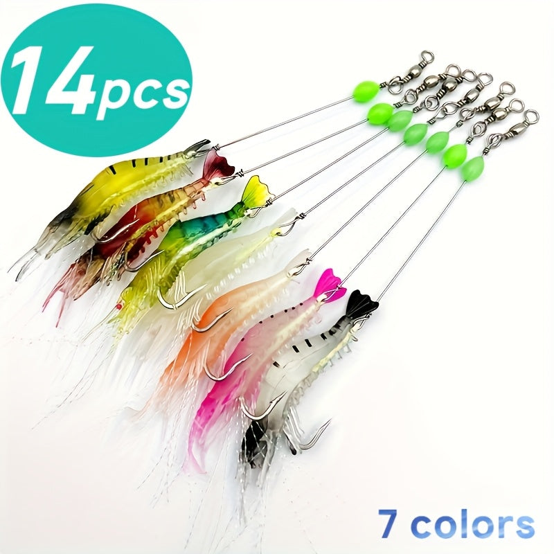Amacure Fisch Realistic Biomimetic Shrimp Lure Set For Fishing