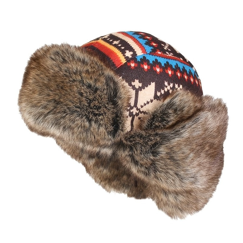 Unisex Winter Hat With Fast Buckle For Outdoor Use