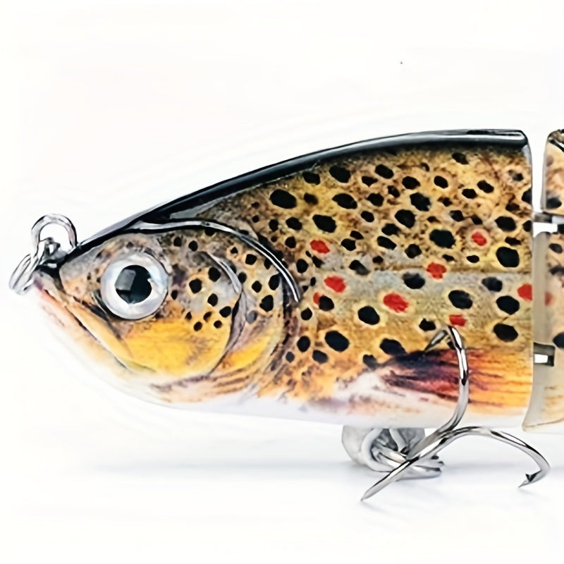 Heavy Duty Multi Segment Sinking Lure With Realistic Swimming Action