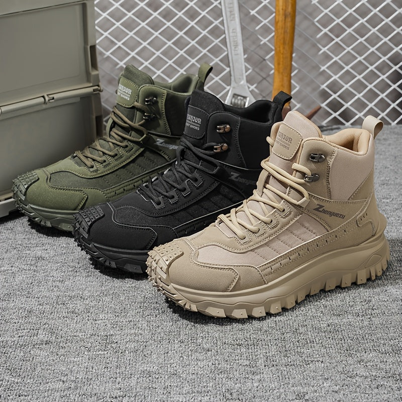 Zhenyuezu All Season High Top Hiking Boots Lightweight Comfort