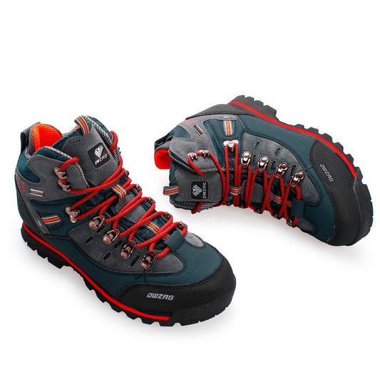 All Terrain High Top Hiking Shoes With Slip Resistant Sole