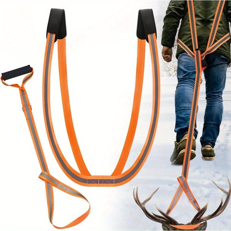 Deer Drag Harness 1Set Heavy Duty With Reflective Strip