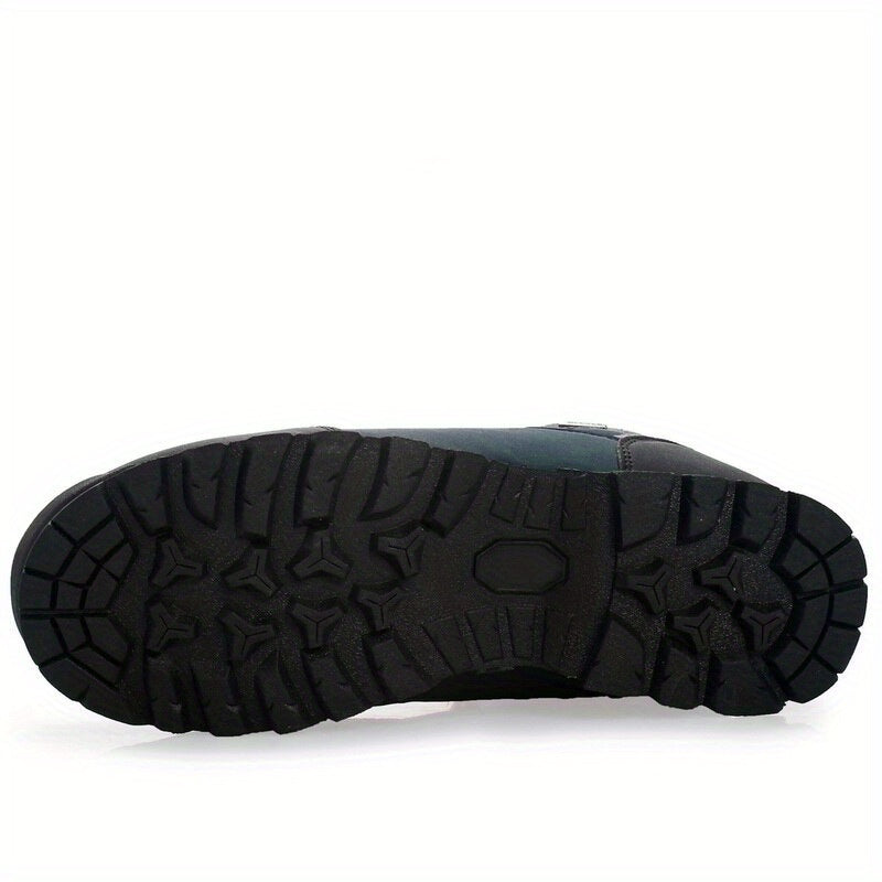 DWZRG Men's High-Ankle Hiking Boots All-Terrain Non-Slip Traction