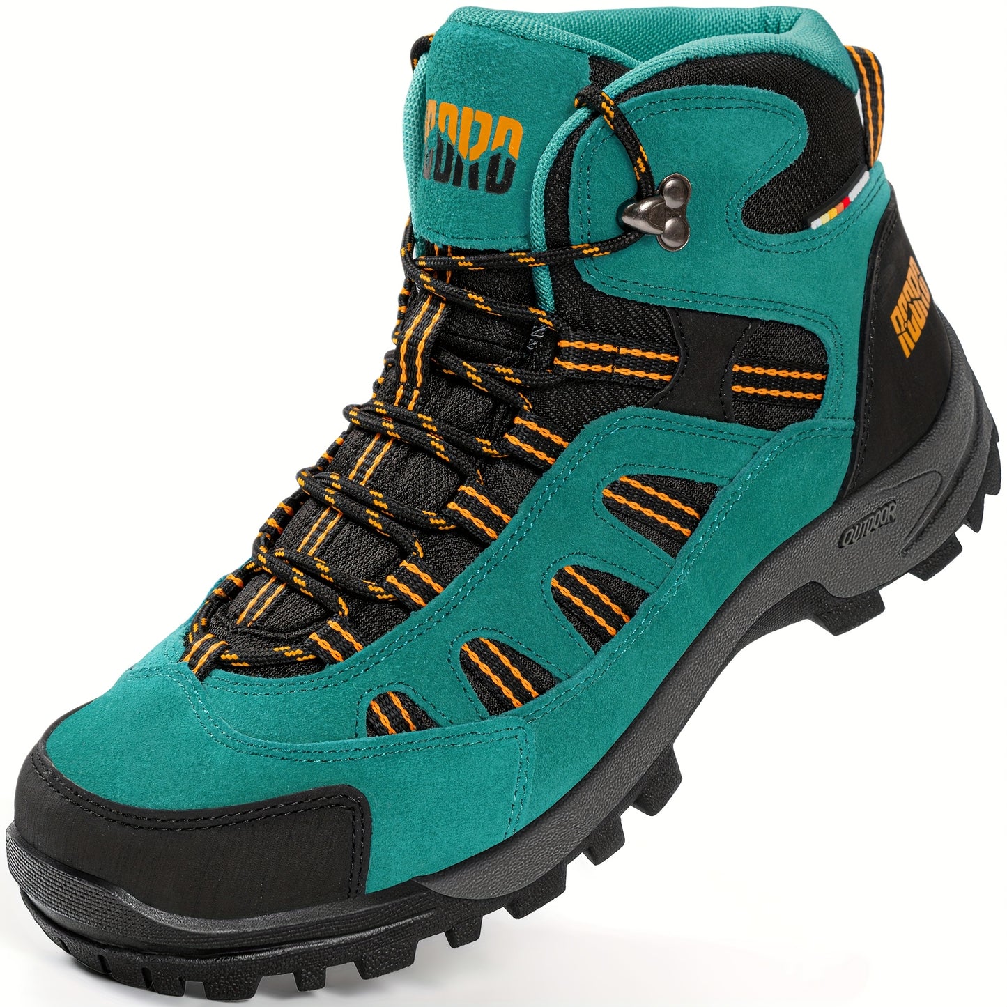 Women'S Waterproof Hiking Boots, Non-Slip Rubber Sole, Comfortable Round Toe Walking Shoes, Durable EVA Insole, Fabric Lined Outdoor Footwear