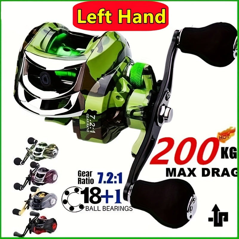 High Efficiency strong drag Metal baitcasting Reel