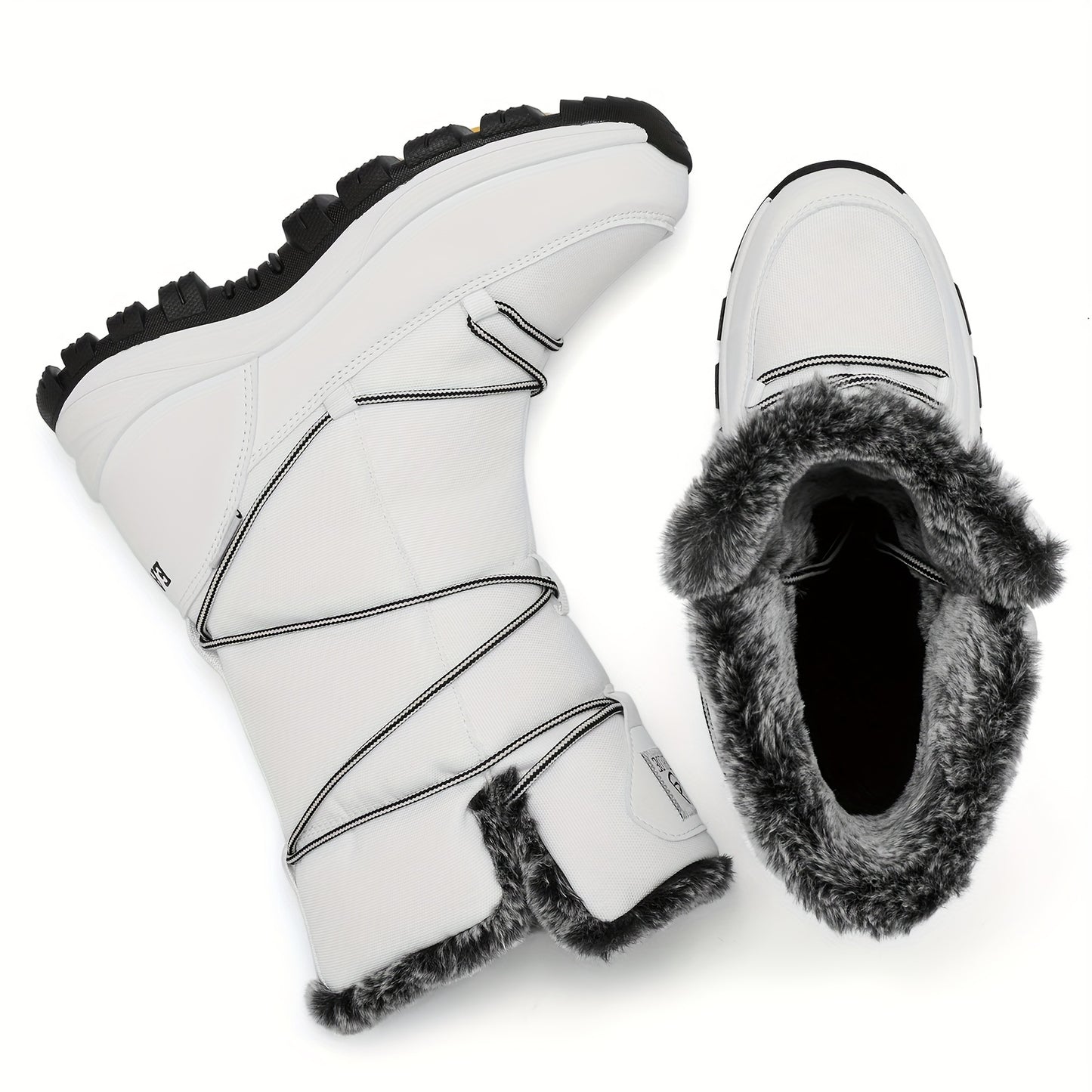 EARLDE Women's Waterproof Winter Snow Boots Lightweight Anti Slip Warm