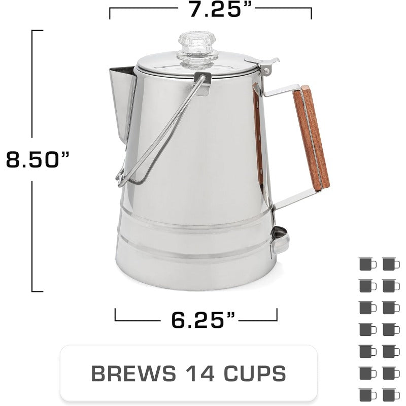 Coletti Butte Coffee Percolator for Camping