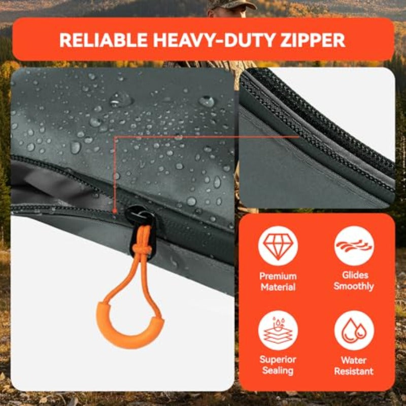2 Pack Scent Proof Hunting Duffle Water Resistant Large Capacity