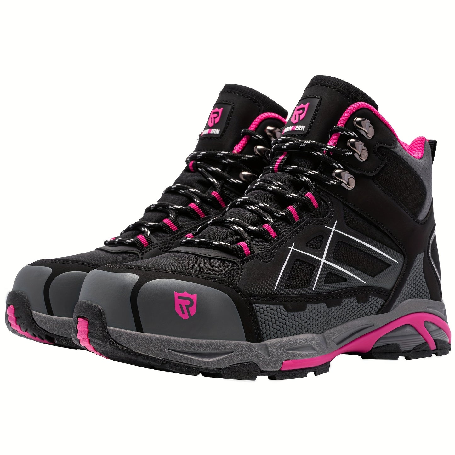 Guleinuo Womens Steel Toe Safety Boots Puncture Resistant Anti Slip