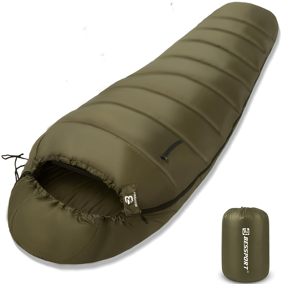 Bessport Mummy Sleeping Bag Extreme 3-Season For Adults