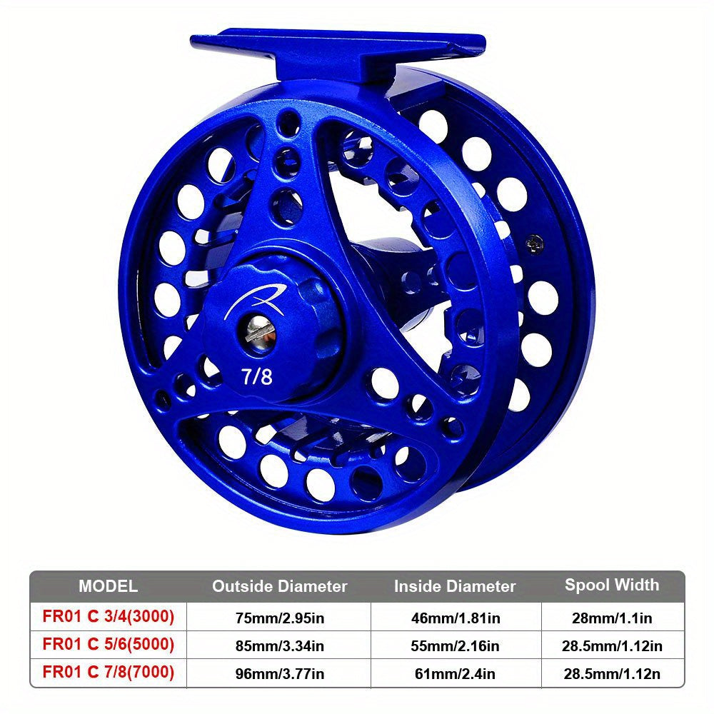 PROBEROS All-Metal Fishing Wheel for freshwater and saltwater with aluminum alloy construction and 7/8 spool.