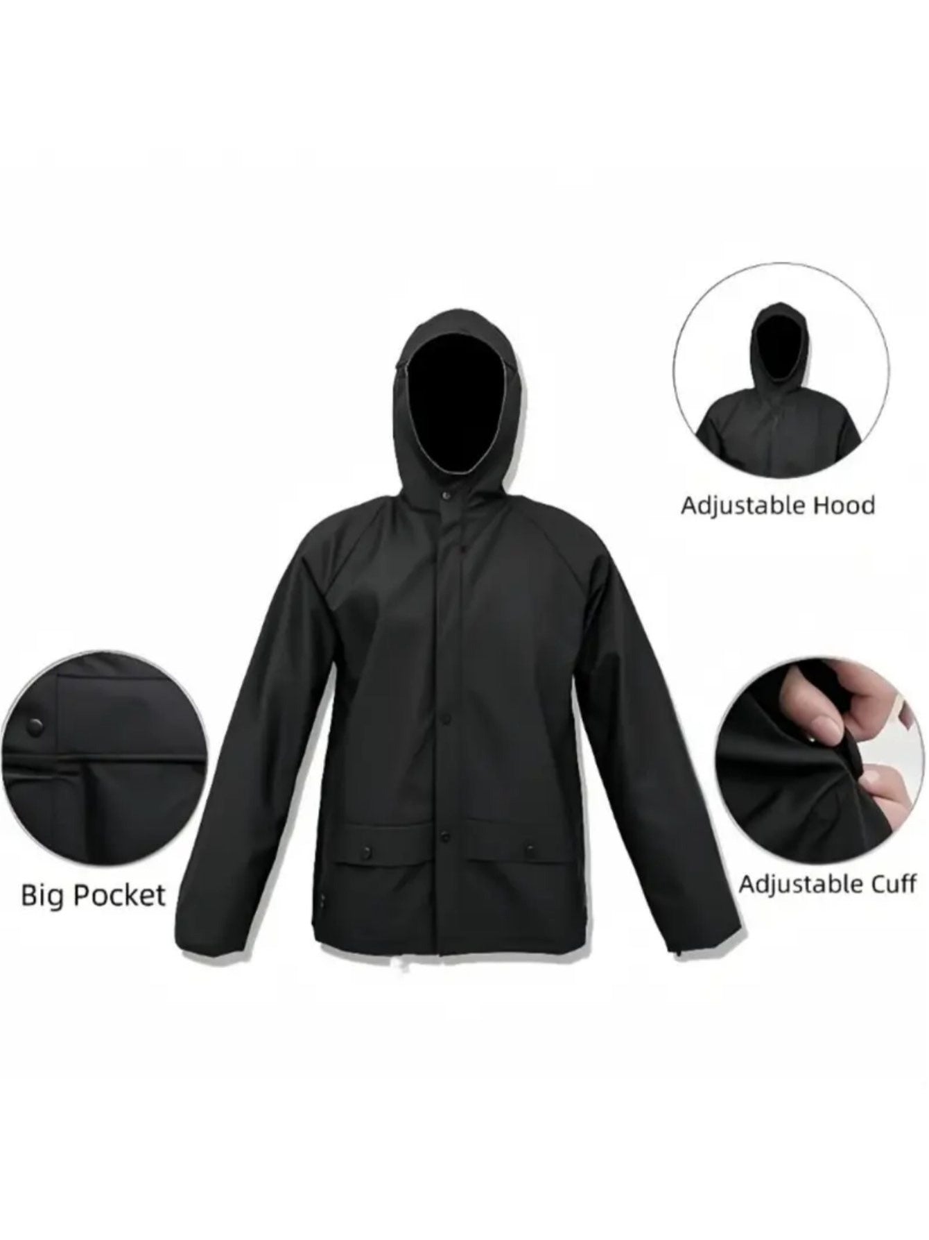 Ultra-Lite Waterproof Rain Suit For Men And Women With Pants