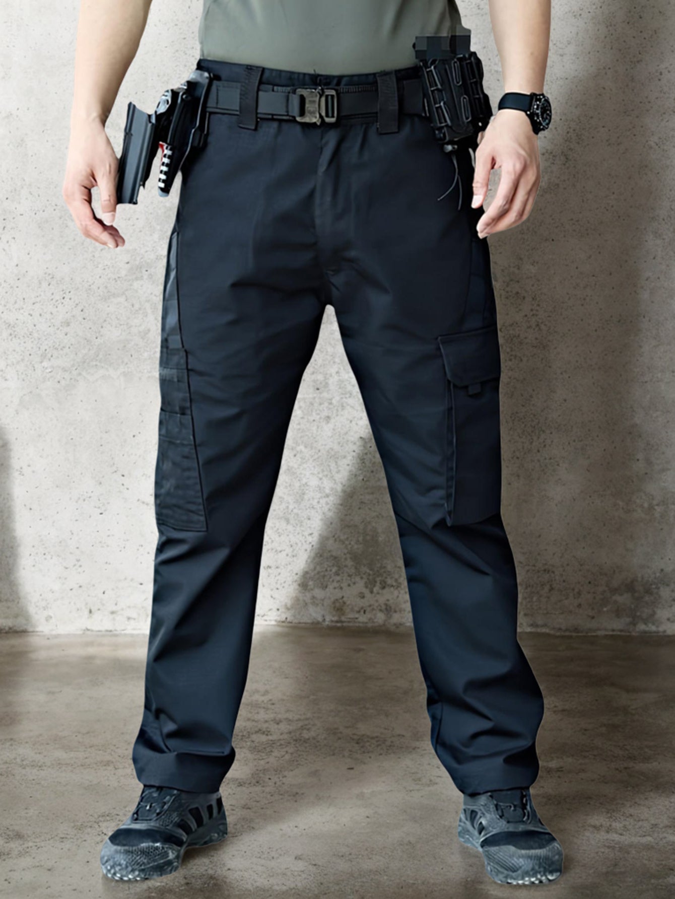 4 Pack Tactical Pants for Men Stretch, Ripstop Work Pants for Men, Lightweight Hiking Cargo Pants, Outdoor Apparel, Gift for Summer