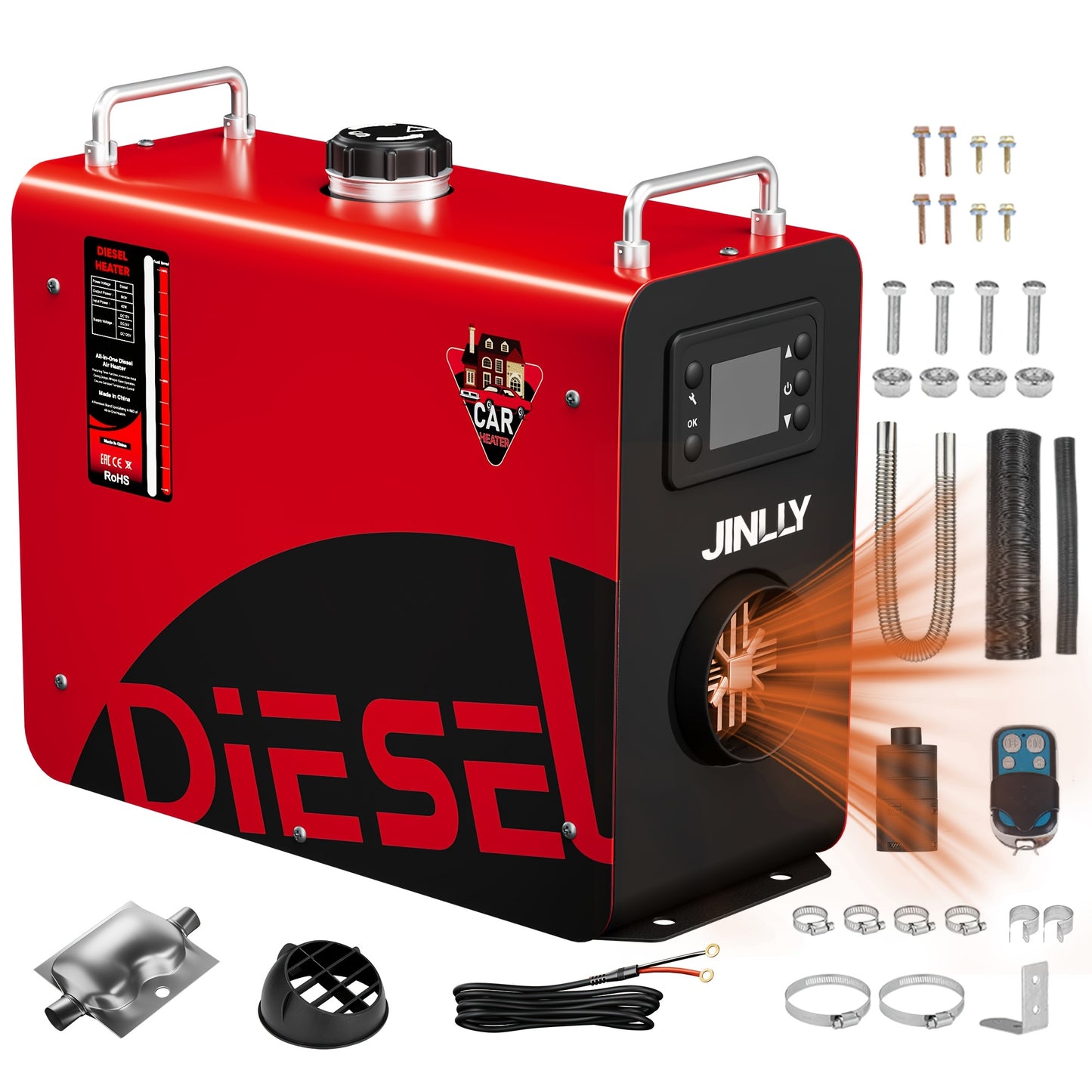 Diesel Air Heater 8KW 12V 24V Portable Parking Heater