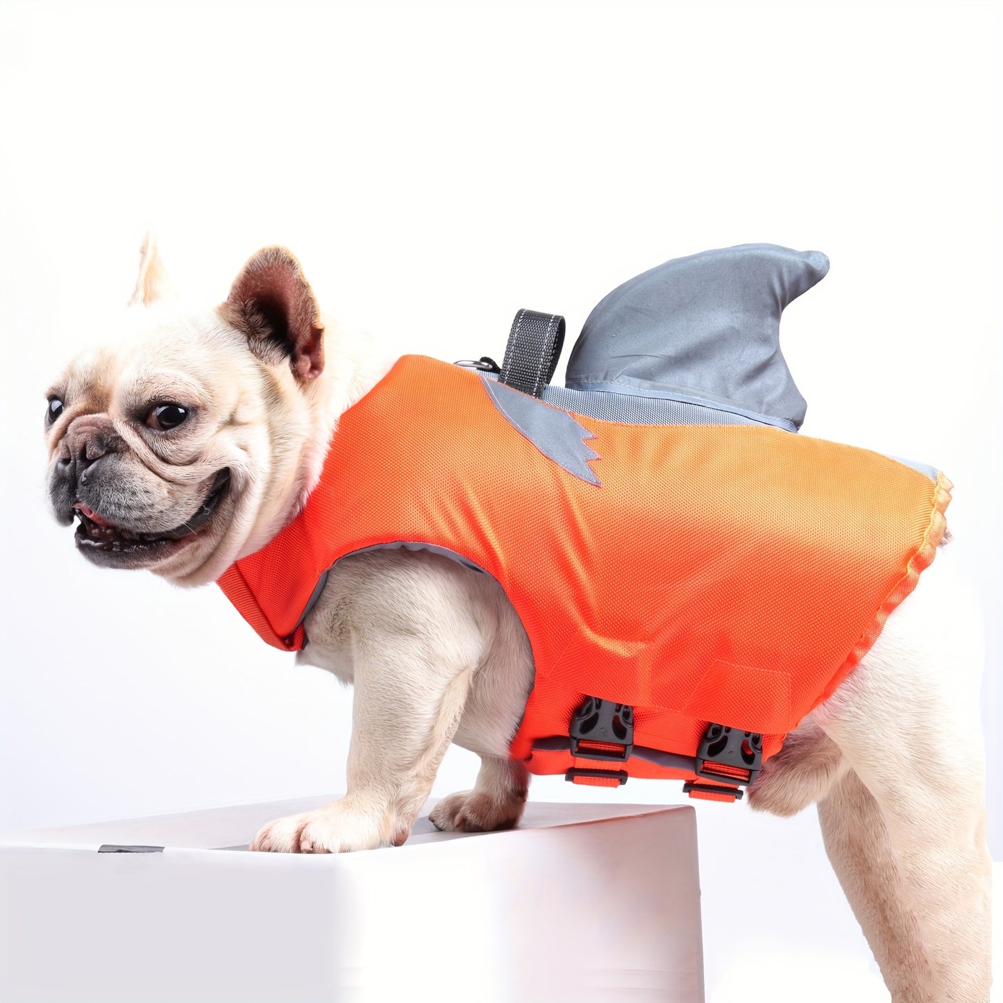 Reflective Shark Shape Pet Life Jacket Adjustable Dog Vest