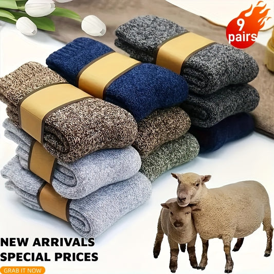 Unisex Heavy Duty Thermal Hiking Socks For Winter Warmth