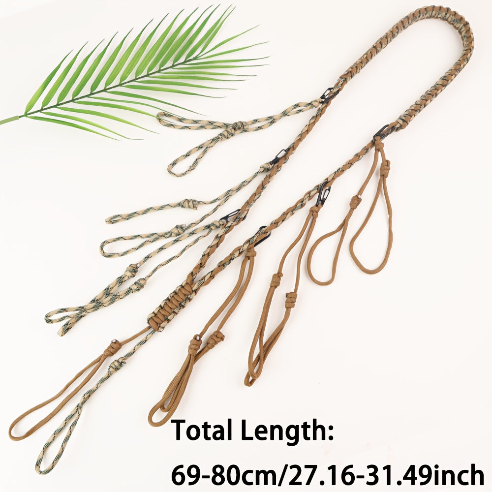 Outdoor Equipment Handcrafted Duck Call Lanyard Multi-Loop