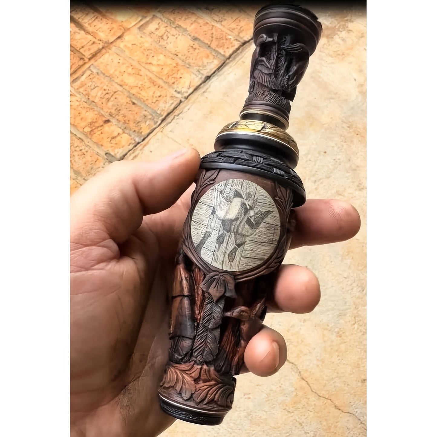 Hand Carved Realistic Duck Hunting Call For Waterfowl Enthusiasts
